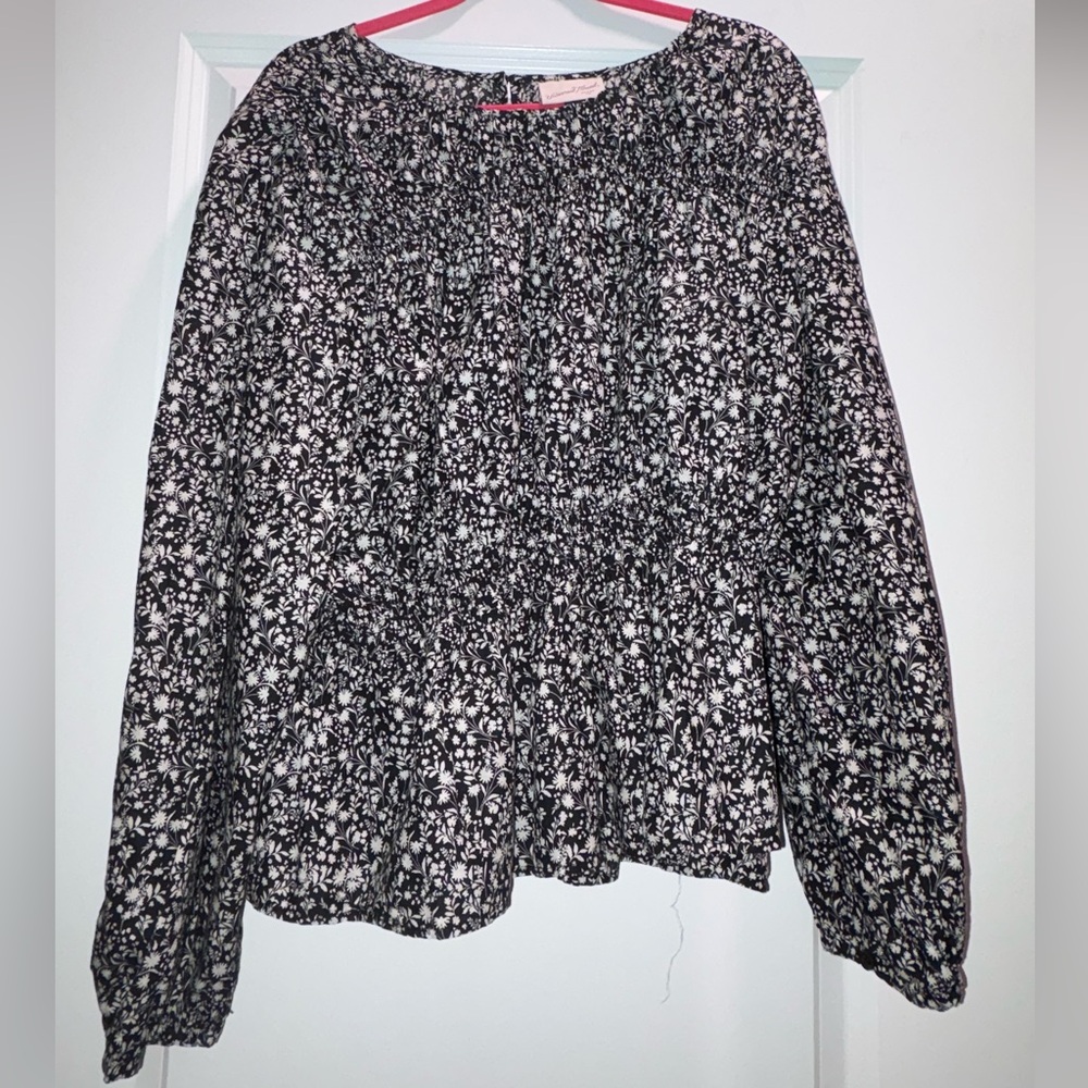 Universal Thread Peplum Floral Blouse